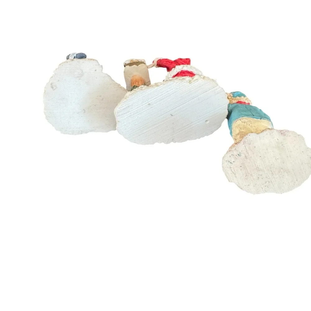 Vintage Lemax Christmas Village Figurines Winter Children Snow Scene Set of 3
